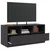 TV ormarić crni 99 x 39 x 44 cm čelični