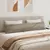 Jastučići za sofu 2 pcs Sivo-smeđa 200 x 40 cm tkanina