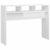 vidaXL Konzolni stol visoki sjaj bijeli 105 x 30 x 80 cm od iverice