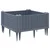 Vrtna sadilica s klinovima plava siva 42,5 x 42,5 x 28,5 cm PP