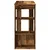 Barski stol s stalcima boja staro drvo 102x50x103,5 cm drveni