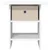 vidaXL Nočna omarica 2 pcs Bela 41 x 40 x 45 cm Konstruiran les