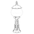 Lessentiel Maison Spoljna zidna lampa BSU-68187-BSY-M4-KOP, 59 cm, IP65, E27, Crna