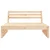 Srednja vrtna sofa 120 x 80 cm od masivne borovine