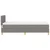 Vidaxl LED Box Spring Postelja z LED trakami Taupe 100 x 200 cm blago