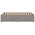 Vidaxl Posteljni okvir brez vzmetnice taupe 120x190 cm blago
