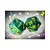 Kockice Chessex - Vortex - Malachite-Yellow - Count up & Down D20
