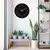Wallity Zidni sat 48x48cm Crni