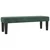 VIDAXL Box spring postelja z vzmetnico temno zelena 140x200