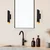 Opviq Cut 11820 Zidna lampa, Crna