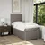 Vidaxl Box spring postelja z vzmetnico taupe 100x200 cm blago