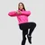 GymBeam Women‘s Rain Smock Jacket Fuchsia