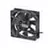 Akyga Ventilator 8cm črn