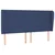 Vidaxl Box spring postelja z vzmetnico modra 200x200 cm blago