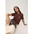 Trendyol Milla Ženska majica TWOSS26TS00207, Braon