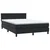 Box spring krevet s madracem crni 160x210 cm baršunasti