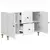 TV ormar s ladicama Bijela visokog sjaja 89 x 34,5 x 60 cm