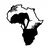 Afrika - M363 Crni Dekorativni Metalni Zidni Pribor
