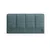 Modro oblazinjeno vzglavje 229x100 cm Darren – Micadoni