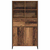 Kreveta 2 pcs Staro drvo 81 x 36 x 150.5 cm Konstruirano drvo