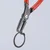 Knipex 49 21 A31 Precizna klešta za spoljašnje sigurnosne prstenove 210 mm