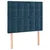 Vidaxl Box spring postelja z vzmetnico temno moder 90x190 cm žamet