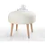 Atelier del Sofa Tabure 52x44cm, Krem