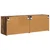 TV zidni ormar Zidne 2 pcs Dimljeni hrast 59,5 x 31 x 40 cm