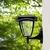 LED solarna zidna lampa LED/2W/3,7V 3000/6000K IP65 2200 mAh crna
