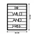 Wallity Zidna dekoracija Be Wild And Free, 40x52 cm, 1.2mm,, Crna