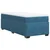 Vidaxl Box spring postelja z vzmetnico temno modra 100x200 cm žamet