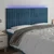 Vidaxl LED posteljno vzglavje temno modro 180x5x118/128 cm žamet