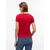 Tommy Jeans Majica ESS  rdeča / bela