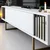 Hanah Home TV Komoda Gold Line, 180x48x30 cm, Belo-Zlatne boje