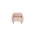 ATELIER DEL SOFA 1-Seat Sofa fotelja Robin 1 Salmon Walnut