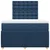vidaXL vidaXL Box spring postelja z vzmetnico moder 120x200 cm blago, (21306510)