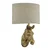 DarLighting ABB0735 - Zidna lampa ABBY 1xE14/40W/230V lanena/zlatna