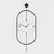 Wallity Zidni sat Mclock-00114, 35x85x7 cm, Crni