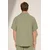 Trendyol Muška majica Tmnss25Po00045, Zelena
