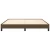 vidaXL Posteljni okvir temno rjav 160x200 cm blago