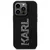 KARL LAGERFELD Maska za telefon 3D Rubber Glitter Logo za iPhone 15 Pro Max crna