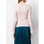 LANVIN - fitted ribbed jumper - women - Pink