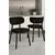 HANAH HOME Set stolica (6 delova) Toldy Black Brown