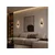 HOME LIGHT Solea 137 LED zidna lampa crna