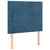 Vidaxl Box spring postelja z vzmetnico temno moder 90x190 cm žamet