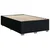 vidaXL Postelja boxspring z vzmetnico Črna 120 x 190 cm Blago