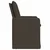 Trpezarijske stolice 2 pcs Tamno siva 57 x 67 x 98 cm