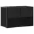 TV ormarić crni 60x31x39,5 cm konstruirano drvo i metal