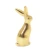 Dekordom uskršnja dekoracija - zec max 9x6x21 cm - gold - hml ( 041917 )