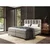 Esposa BOXSPRING POSTELJA 160 cm x 200 cm , tekstil rjavosiva